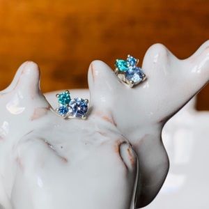 Cluster Stud Earrings NWOT